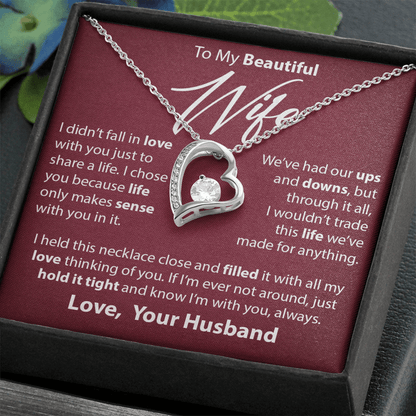 Gift for Wife from Husband - "I Chose You" Necklace