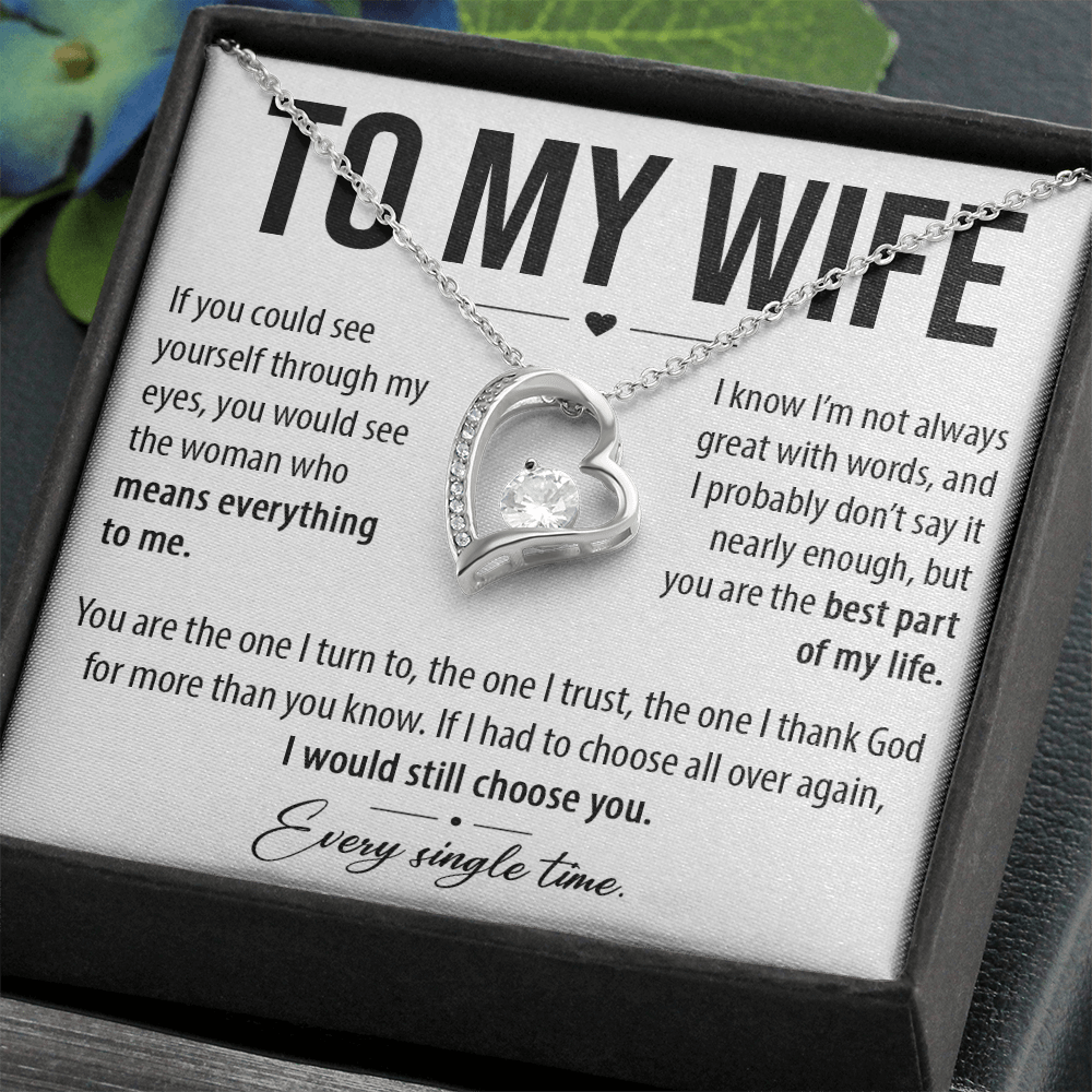 Gift for Wife from Husband - Forever Love Necklace