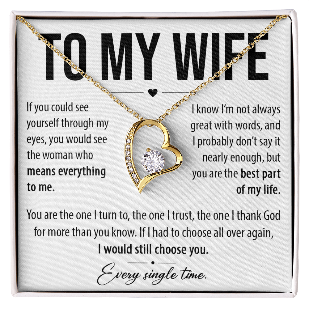 Gift for Wife from Husband - Forever Love Necklace