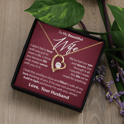 Gift for Wife from Husband - "I Chose You" Necklace