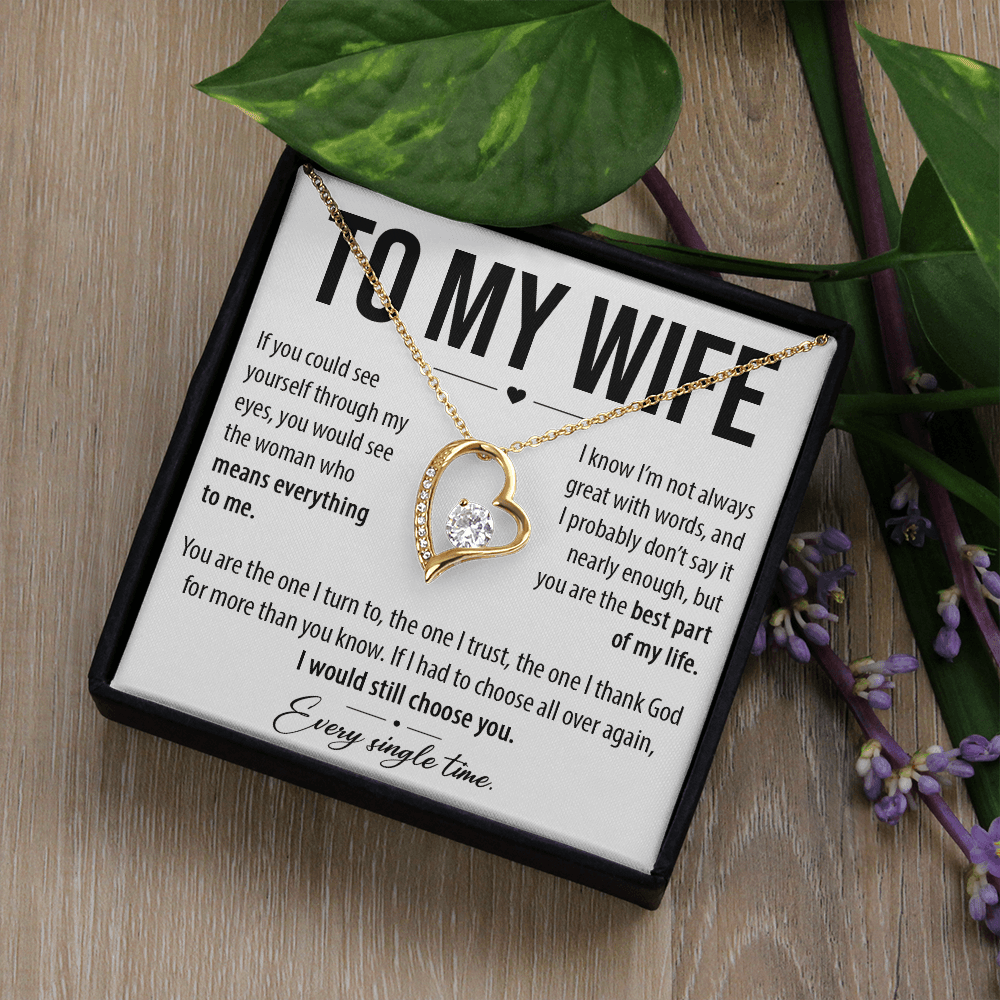 Gift for Wife from Husband - Forever Love Necklace