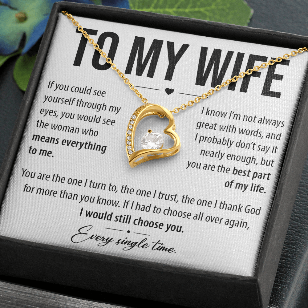 Gift for Wife from Husband - Forever Love Necklace