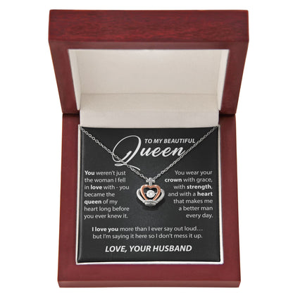 Gift for Wife from Husband - "To My Super Hot Wife" Necklace