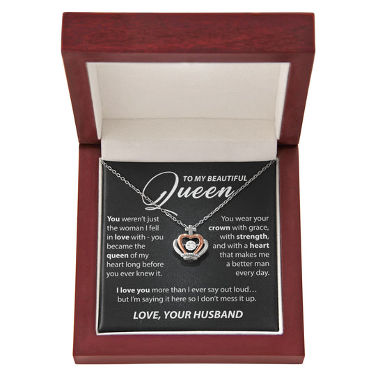 Gift for Wife from Husband - "To My Super Hot Wife" Necklace