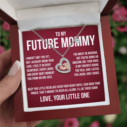 Gift for Future Mommy from Baby - "I Haven't Met You Yet" Necklace