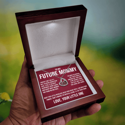 Gift for Future Mommy from Baby - "I Haven't Met You Yet" Necklace