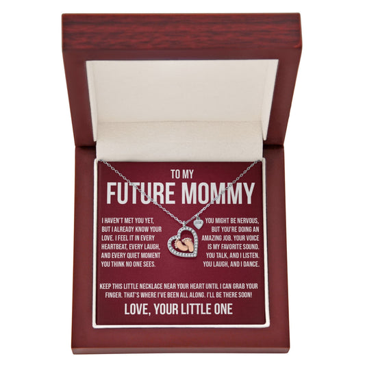 Gift for Future Mommy from Baby - "I Haven't Met You Yet" Necklace